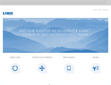 Tablet Screenshot of linkinstitut.ch